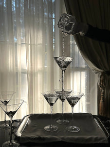 Crystal Martini Glass Set