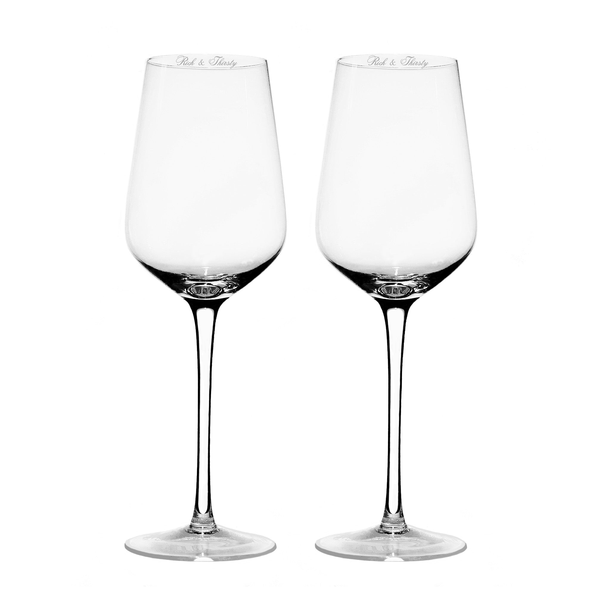 Crystal Red Wine Glass Set – Rich & Thirsty